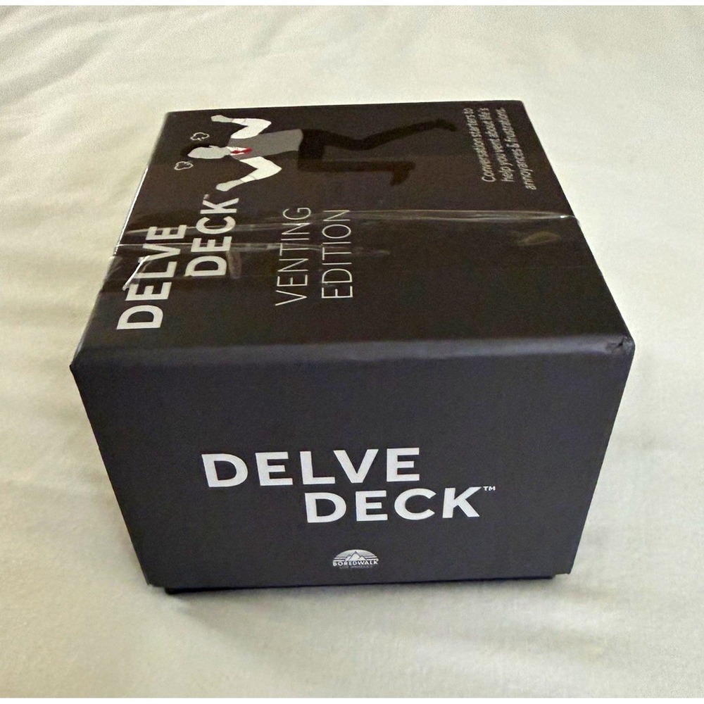 Cottonwater Delve Deck: Venting Edition Conversation Card Game 1-8 Players 17+